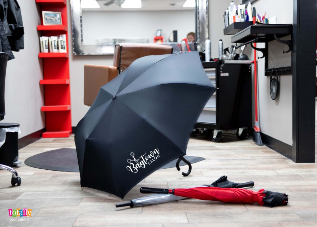Custom hair salon umbrella