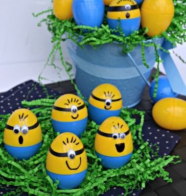 easy easter eggs - minions