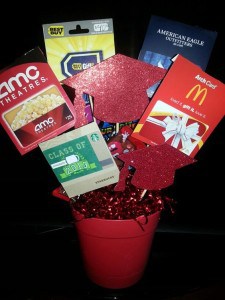 Graduation Gifts Gift Card Bouquet