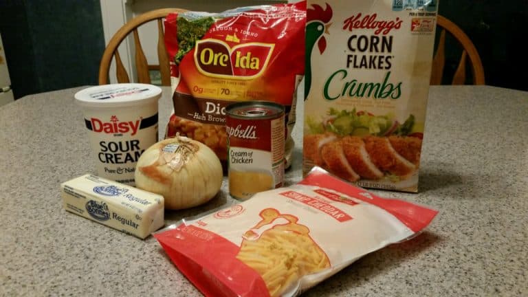 Easy Side Dishes Ingredients for Cheesy Potatoes