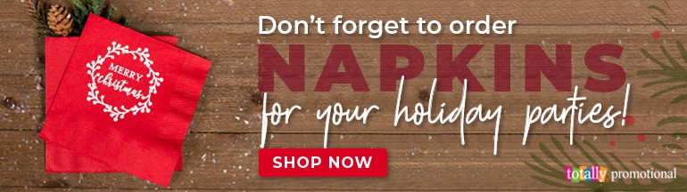 Don't forget to order napkins for your holiday parties!