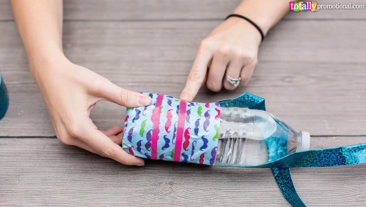 decorate your duct tape water bottle holder