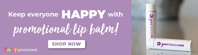 Keep everyone happy with promotional lip balm!