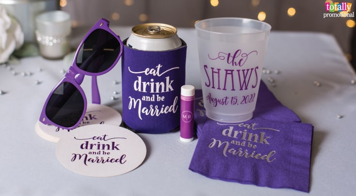 ultra violet wedding favors