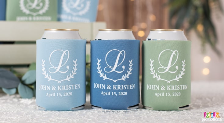 2018 monogram can coolers