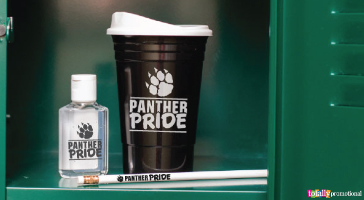 Panther Pride school promo items