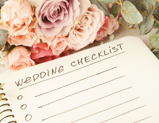 pretty wedding checklist notebook