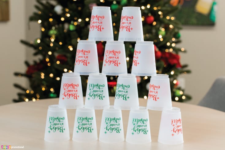 Stack the Cup Christmas Party Game