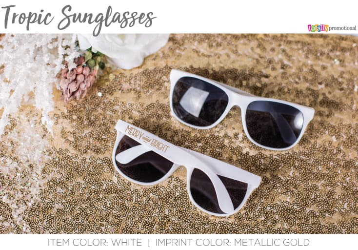 Rose Gold Party Sunglasses