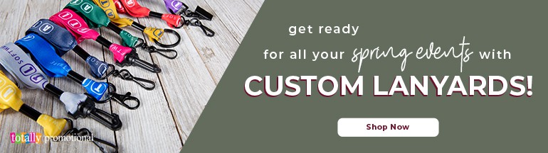 get ready for all your spring events with custom lanyards