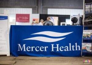 promotional mercer health table cover
