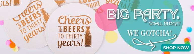 big party small budget graphic