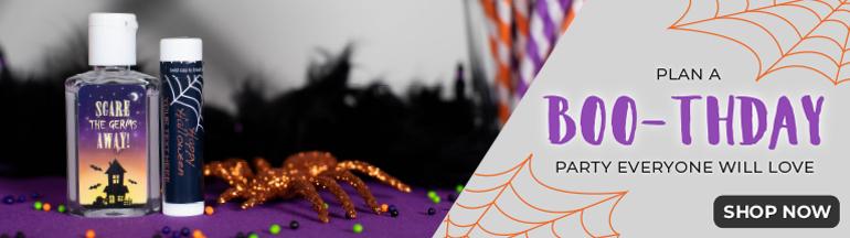 boo-thday party theme graphic
