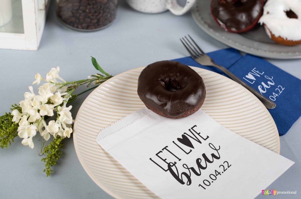 donuts and wedding pastry bag
