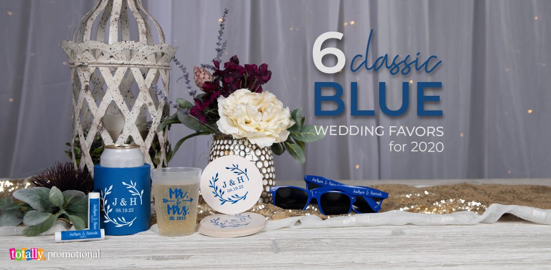 Classic Blue Wedding Favors Graphic