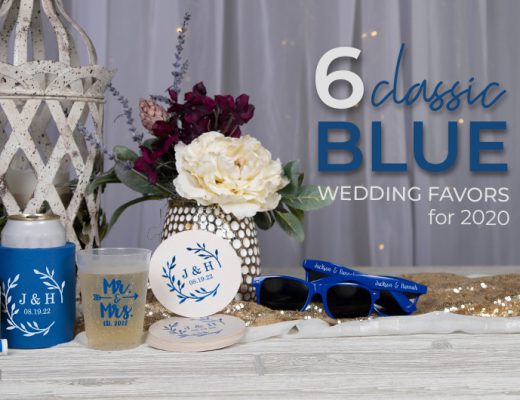 Classic Blue Wedding Favors Graphic