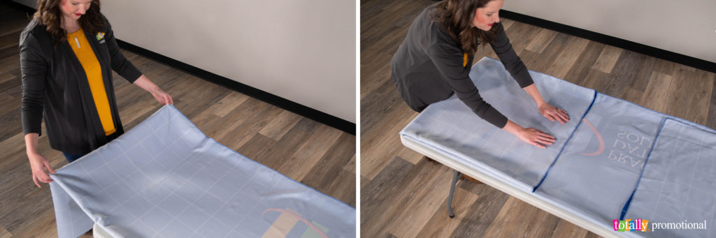 step 4 - how to fold a table cover