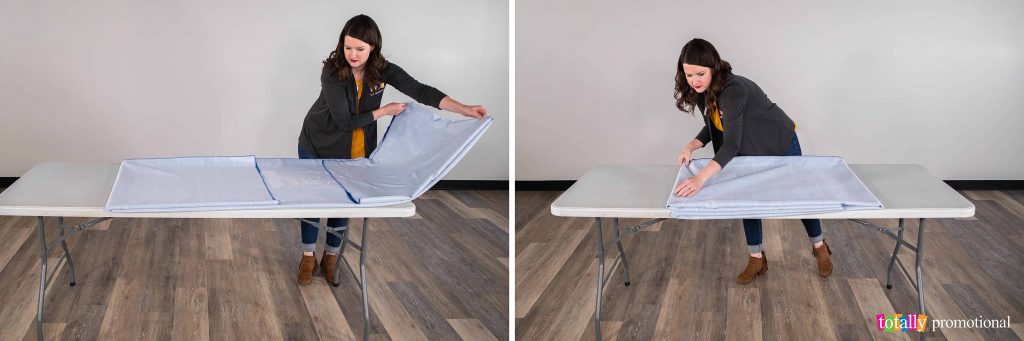 step 5 - how to fold a table cover