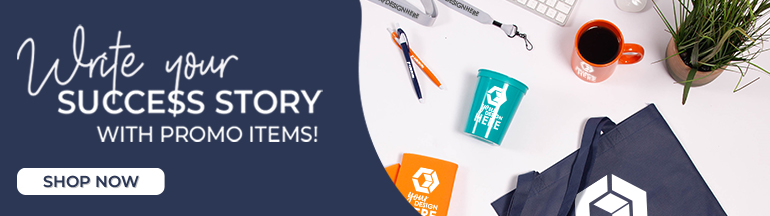 Write your success story with promo items!