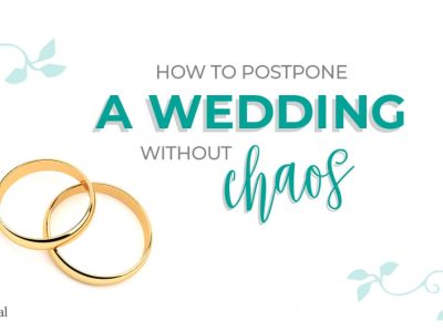 how to postpone a wedding without chaos