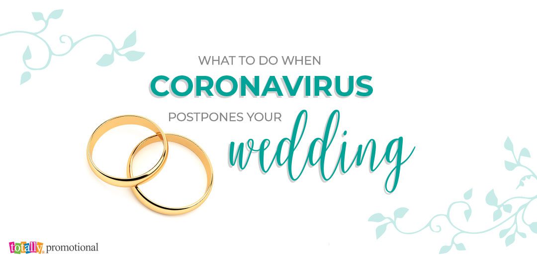 what to do when coronavirus postpones your wedding graphic
