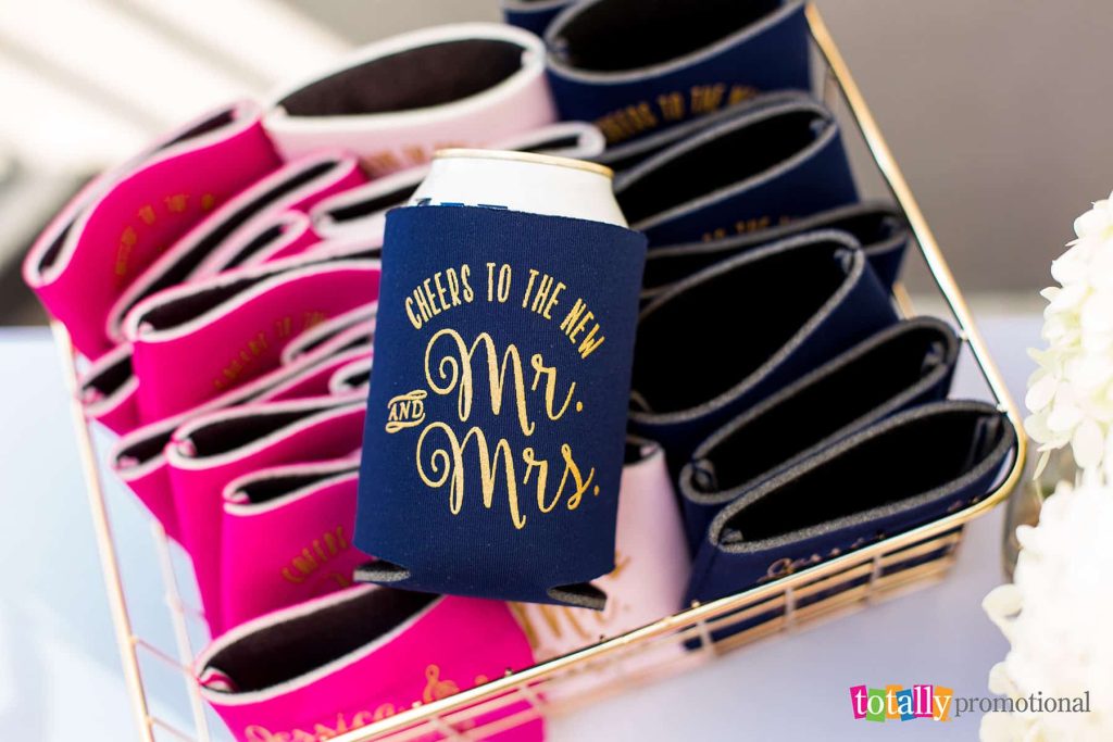 customized wedding can coolers