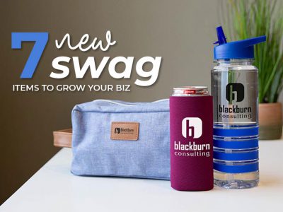 7 new swag items graphic
