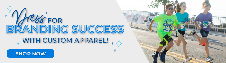 Dress for success with custom apparel!