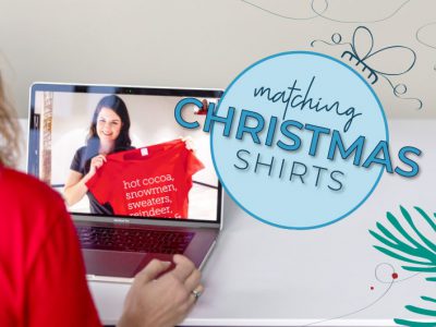 matching Christmas shirts virtual covid