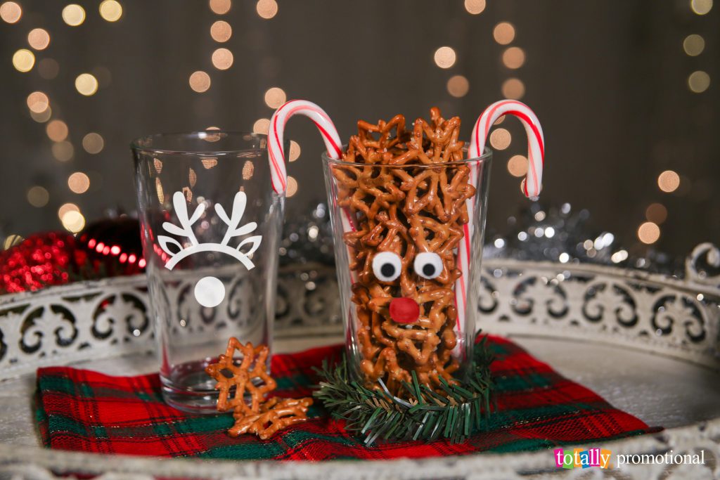 reindeer pint glasses