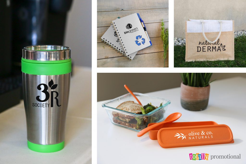 earth day promo products collage