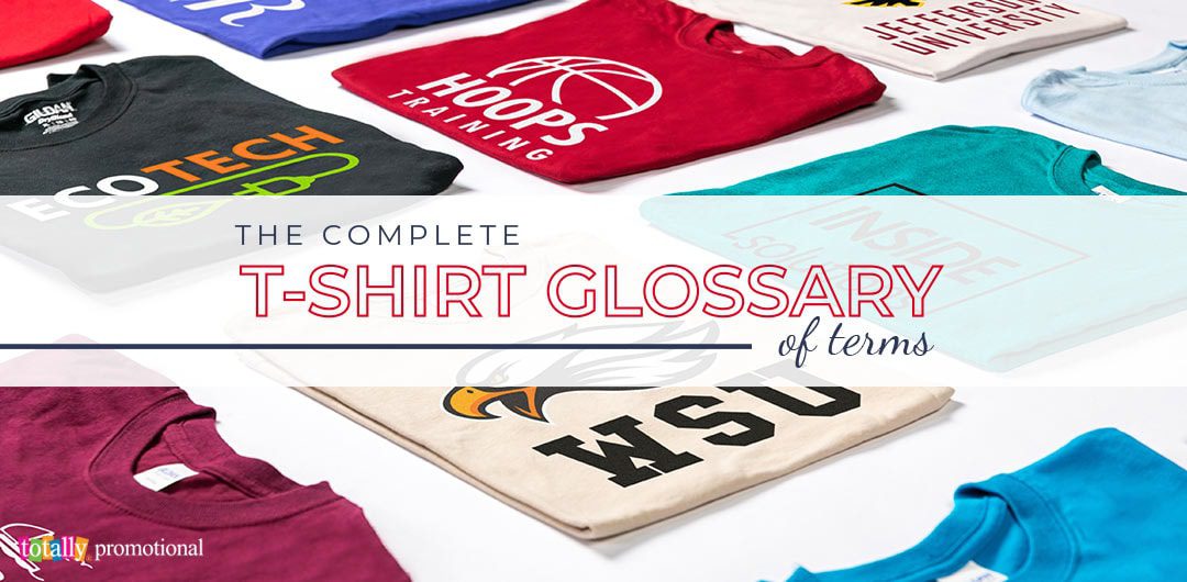 T-shirt glossary of terms graphic