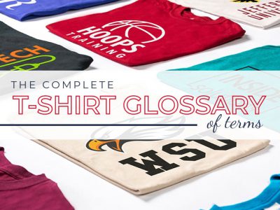 T-shirt glossary of terms graphic