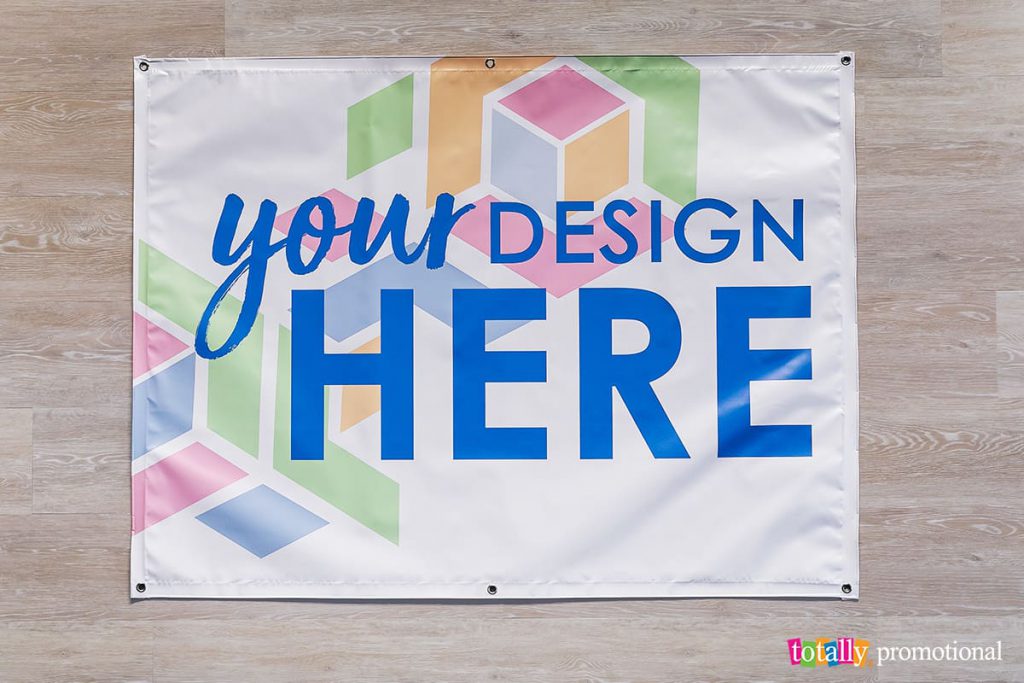 custom vinyl banner with your design here