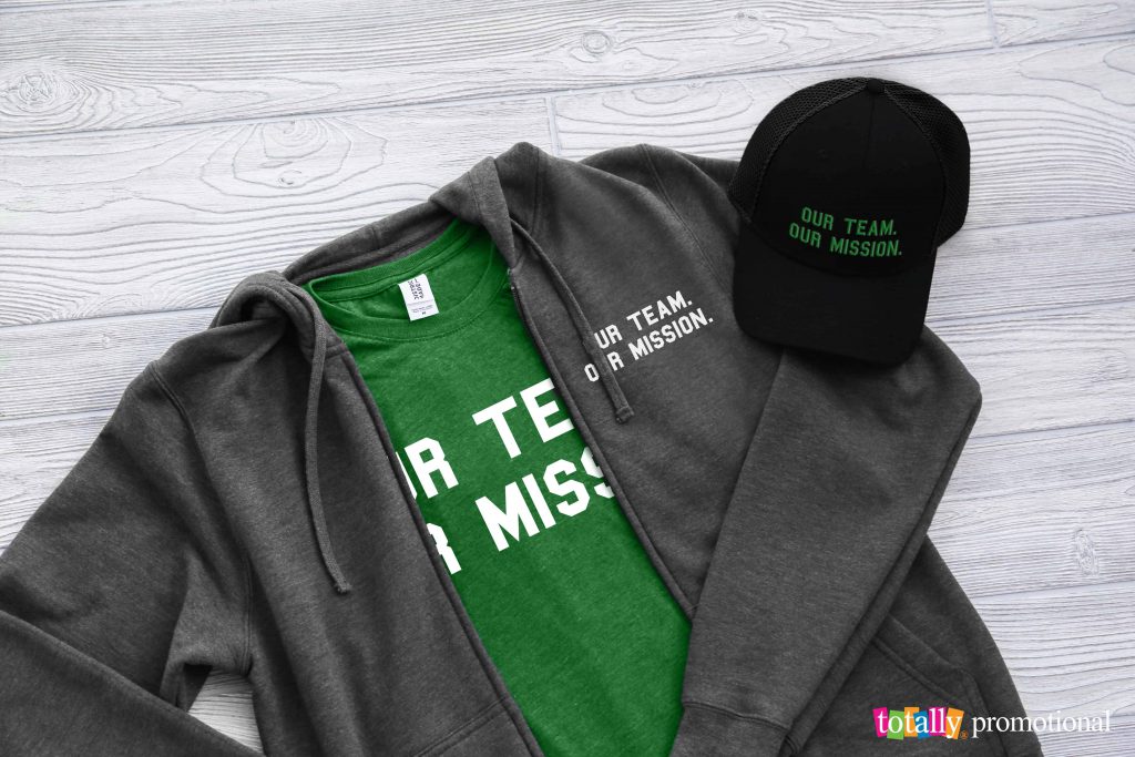 custom printed apparel with inspirational quotes