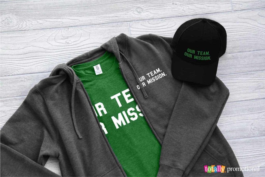 custom printed apparel with inspirational quotes 