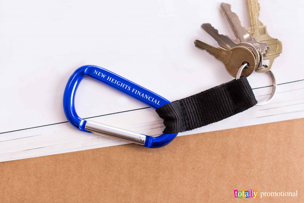 engraved carabiner keychain with keys