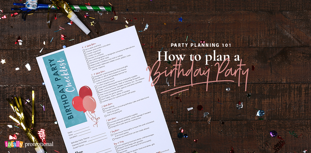 Party planning 101: How to plan a birthday party