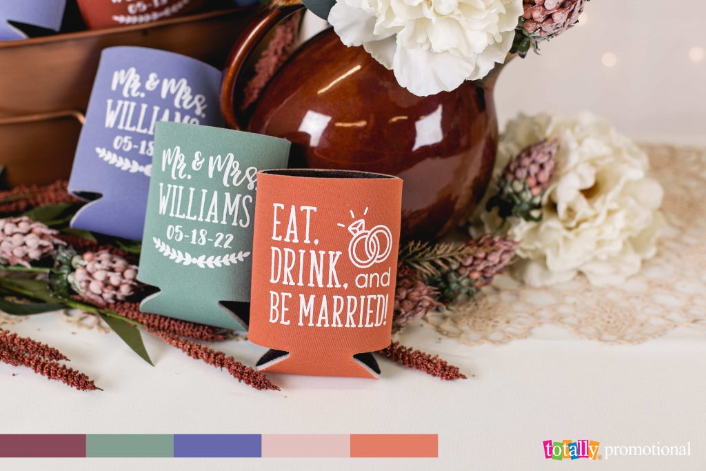 can cooler colors for wedding