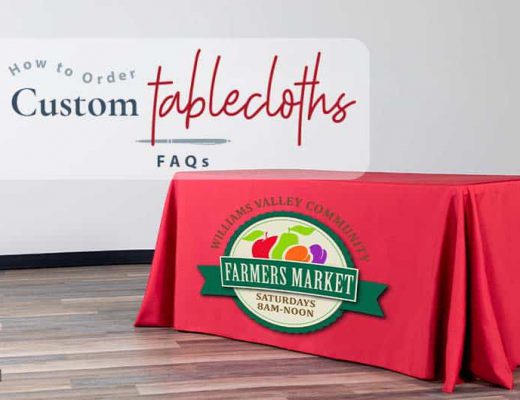 how to order custom tablecloths
