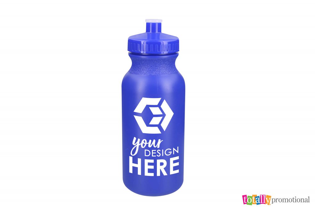 custom 20oz colored plastic water bottle