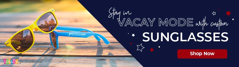 stay in vacay mode with custom sunglasses