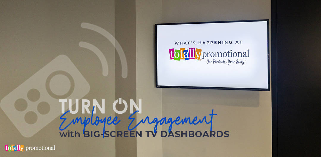 Turn on employee engagement with big-screen TV dashboards