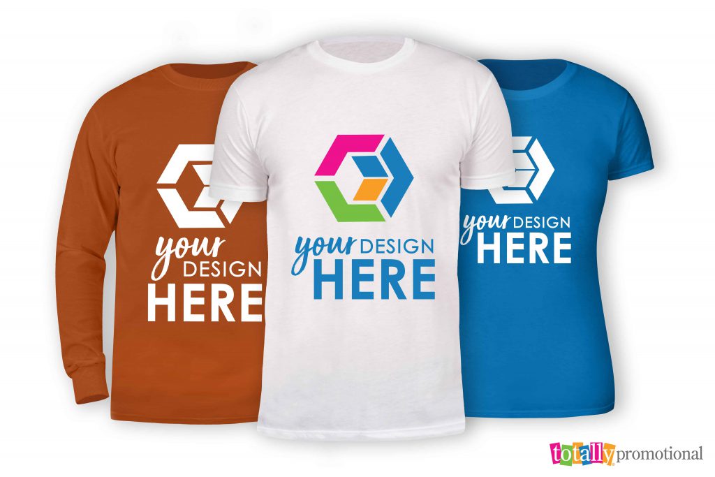 custom t-shirts with your logo here
