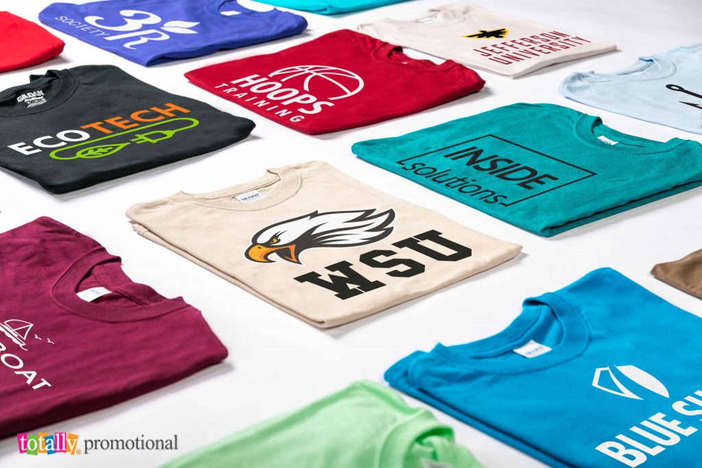branded t-shirts to promote small businesses 