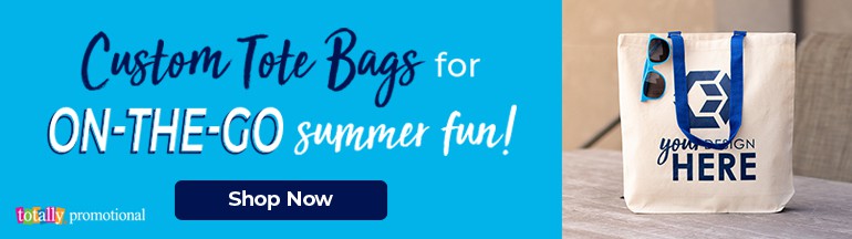 custom tote bags for on-the-go summer fun!