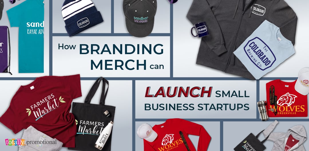 How branding merch can launch small business startups