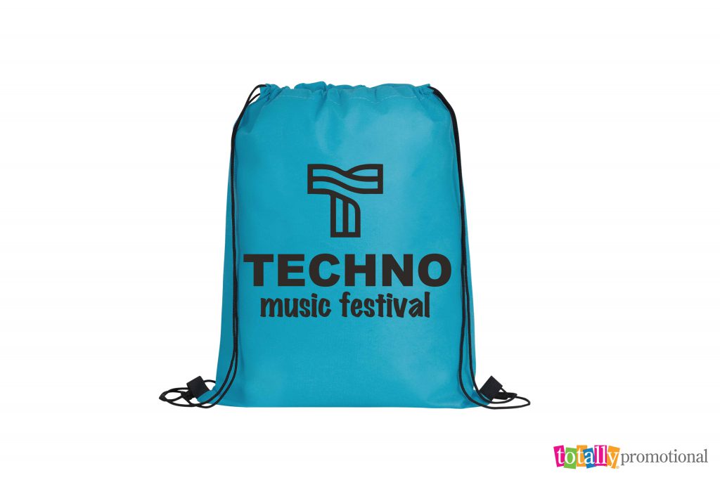 custom drawstring bag for music festival