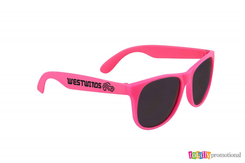 custom pink promotional sunglasses 