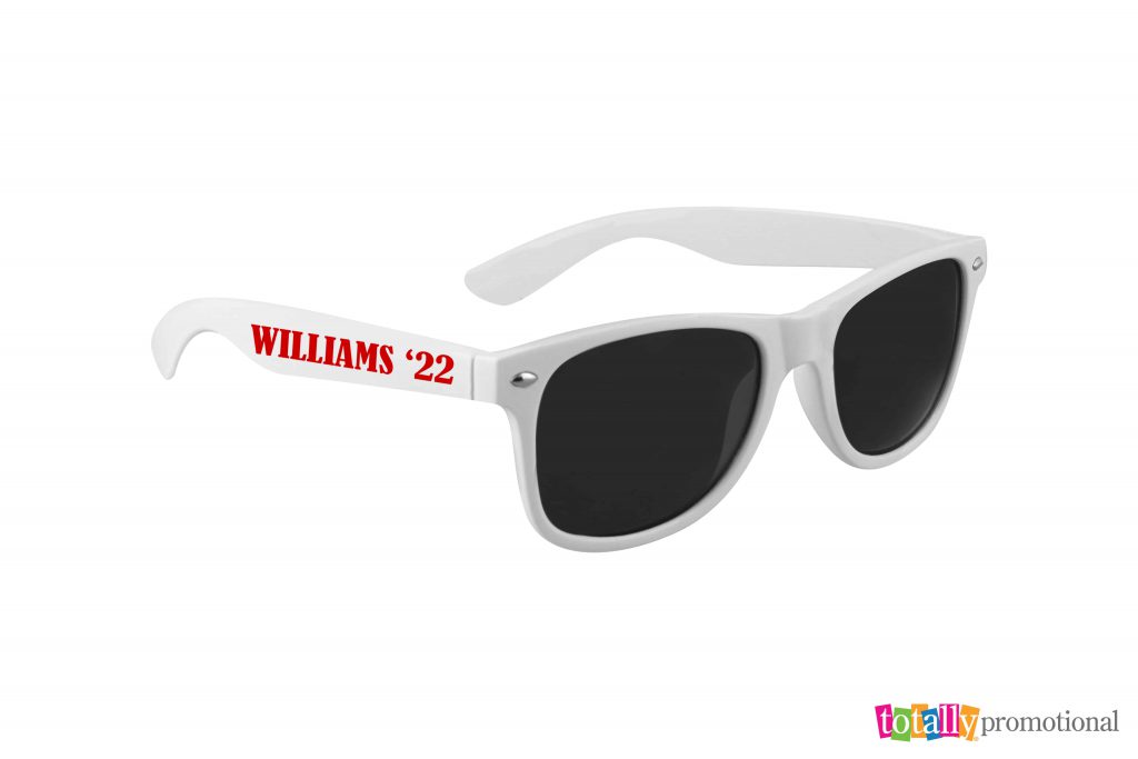 white promotional sunglasses for elections